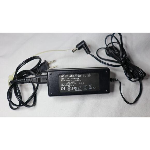 AC Adapter THX- 120400KV 12v 4Amp - Picture 1 of 4